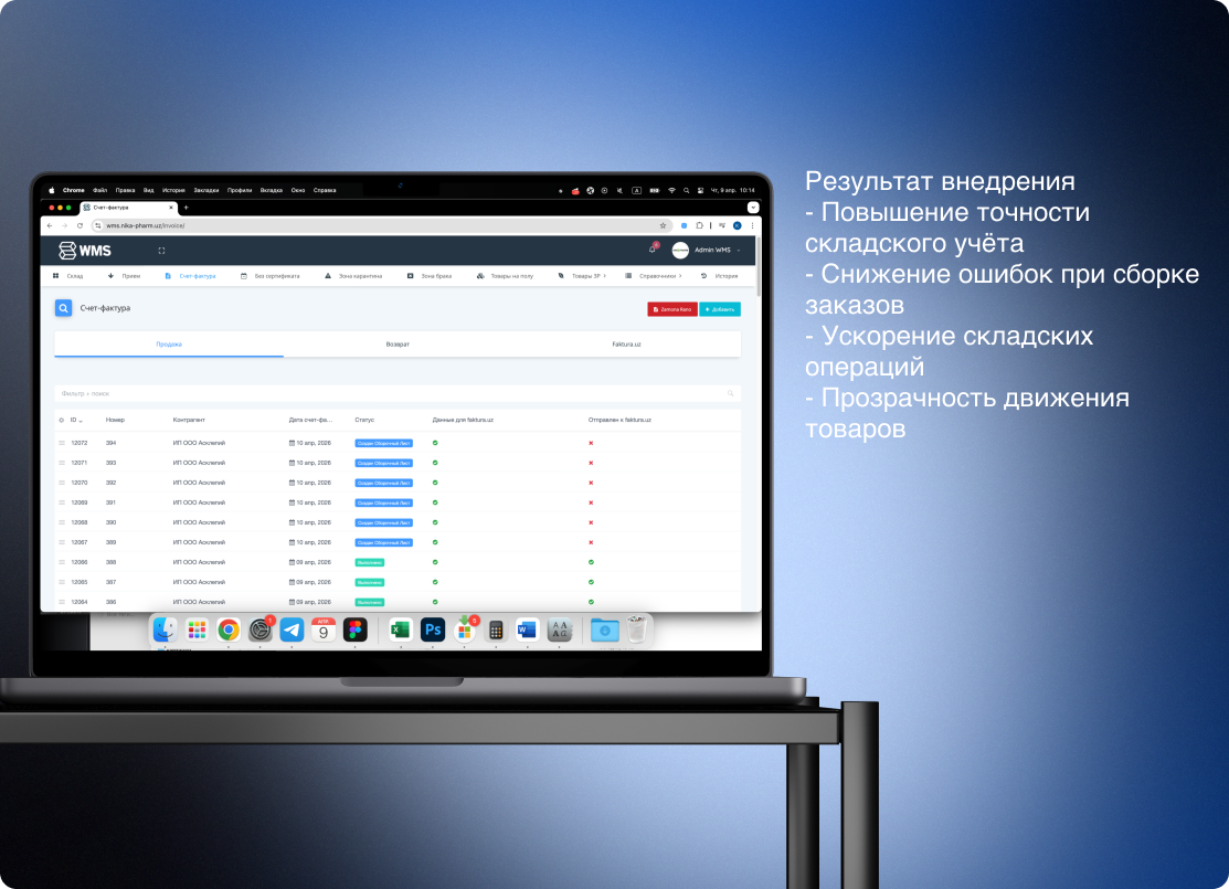 WMS -  программа складского учета